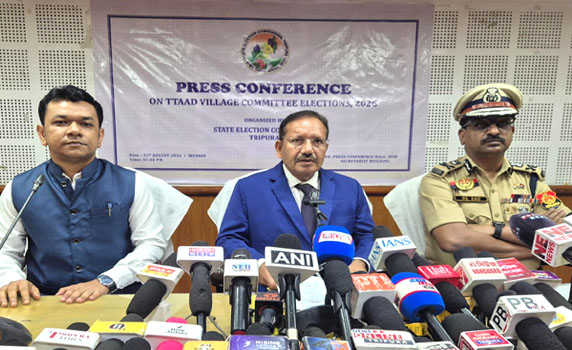 Tripura VC polls announced: Polling on Sept 28, Counting on Oct 5.